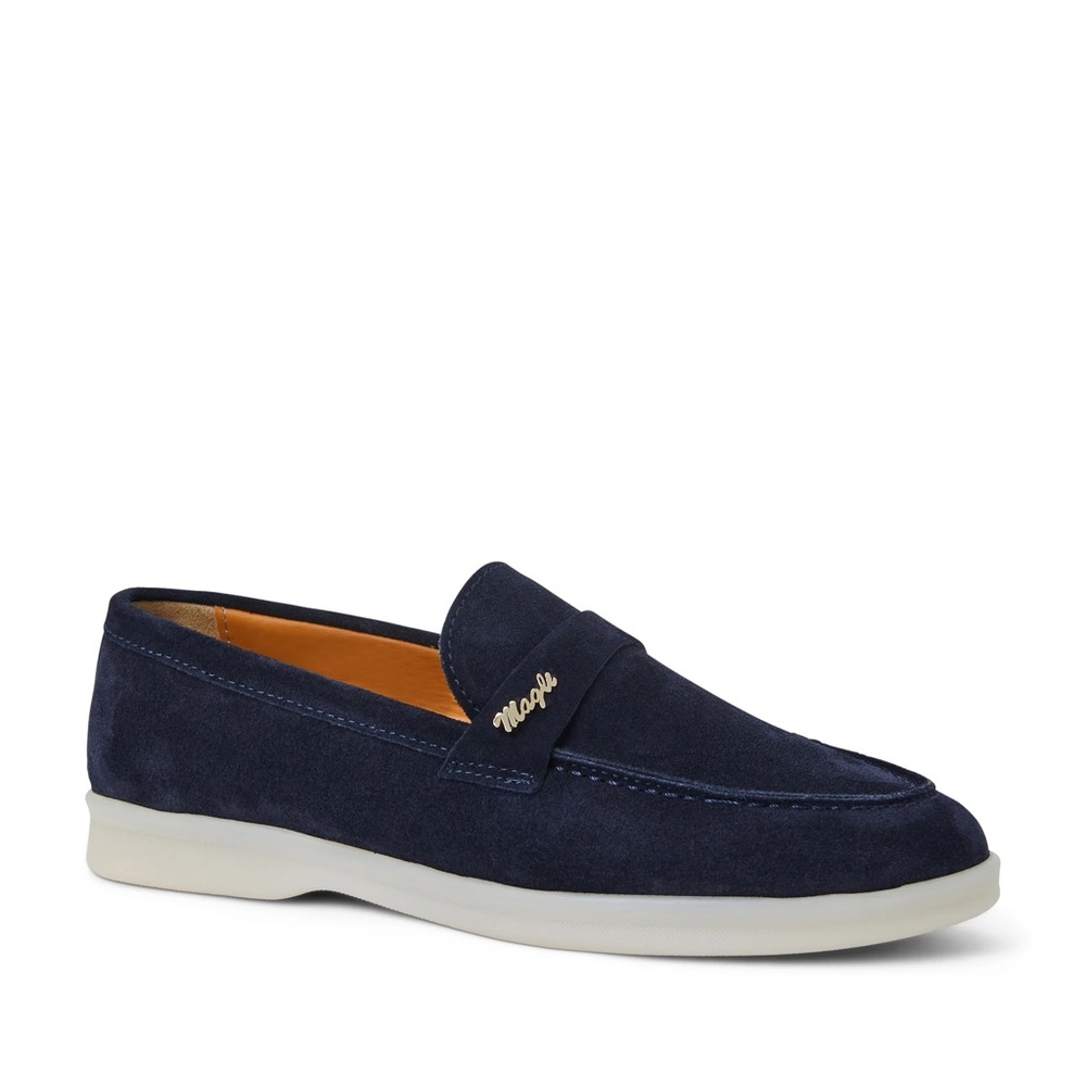 Women’s Bruno Magli Navy Suede Loafers - 10.5